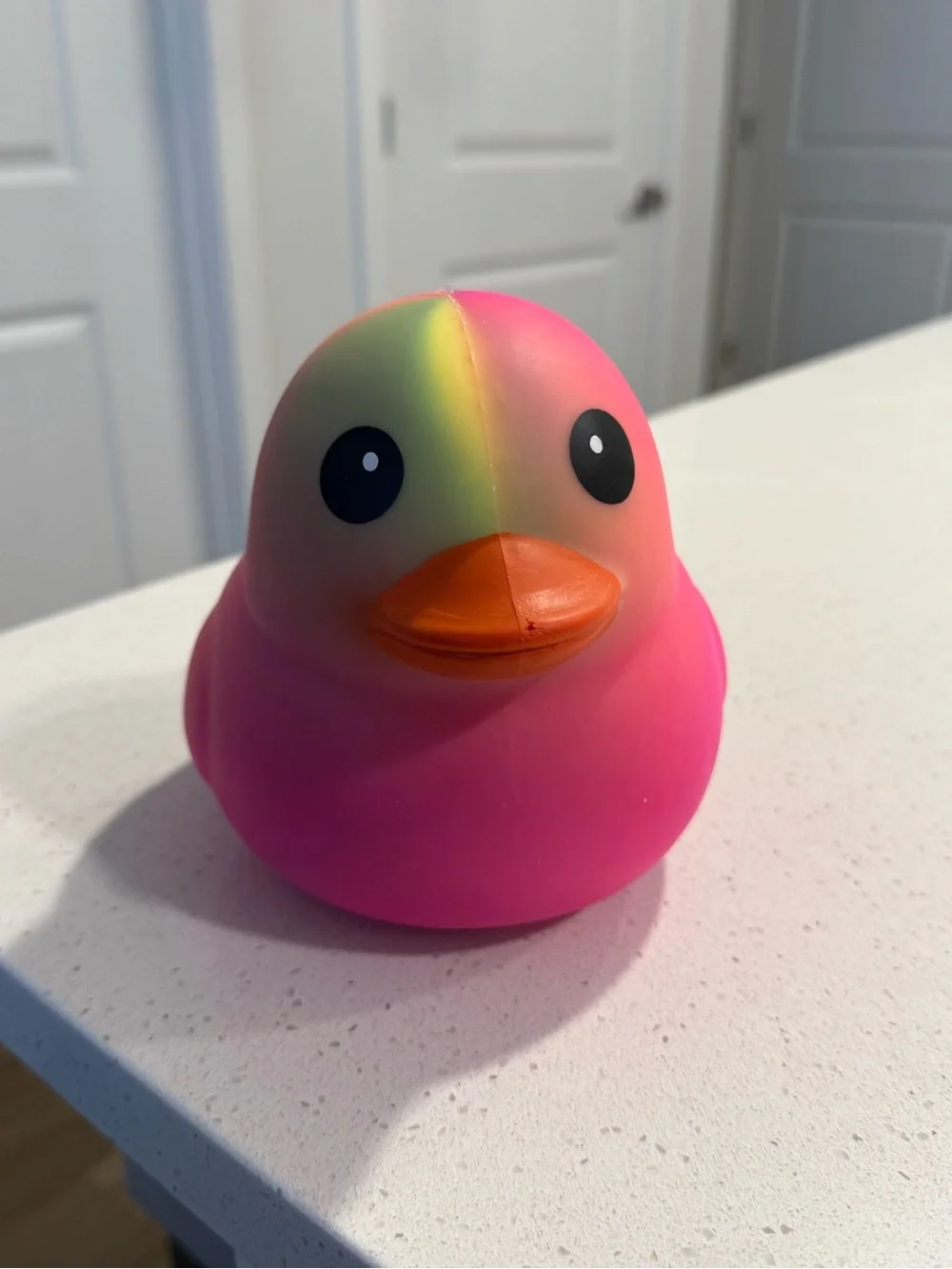 Squeeezy Pink Rubber Duck